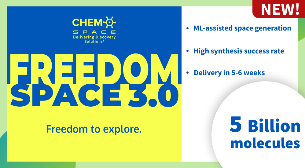 Chemspace | Today we are happy to announce the Freedom Space 3.0 release! Follow the link and explore it!